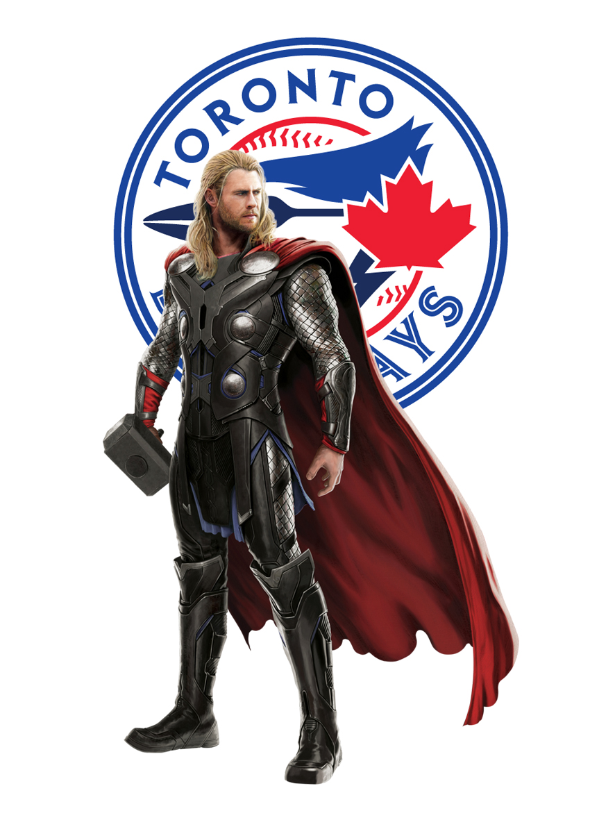 Toronto Blue Jays Thor Logo vinyl decal